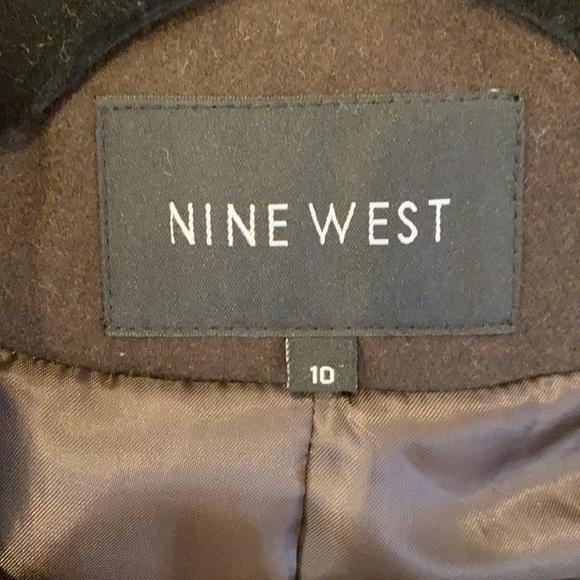 Nine West 3/4 length wool coat - Picture 4 of 8